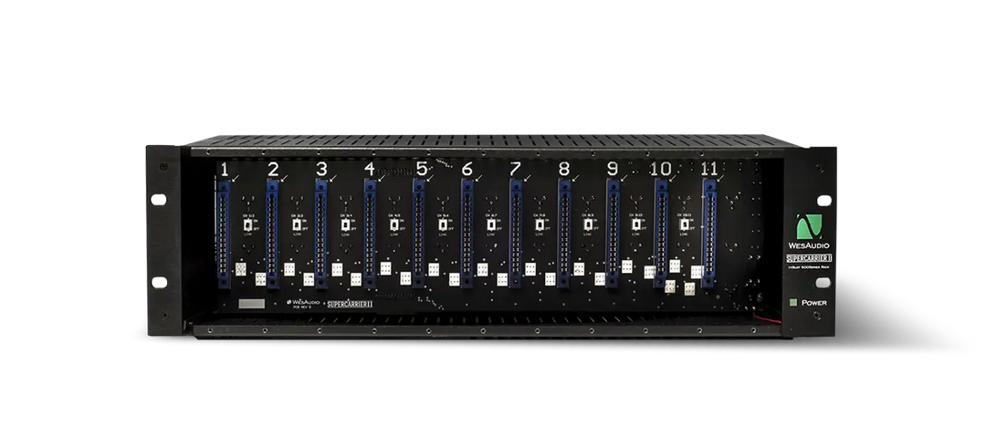 WesAudio Supercarrier II 11-Slot 500 Series Chassis (SKU: WESAUDIO-SUPERCARRIERII)