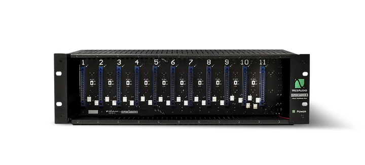 WesAudio Supercarrier II 11-Slot 500 Series Chassis (SKU: WESAUDIO-SUPERCARRIERII)