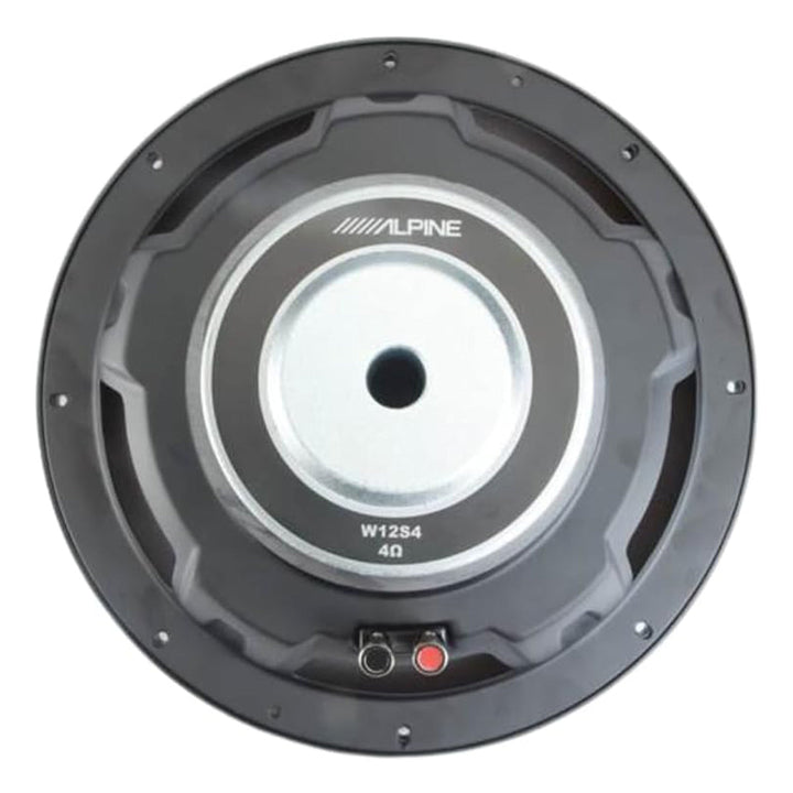 Alpine W12S4 12" 4-Ohm Subwoofer – Powerful Bass Performance